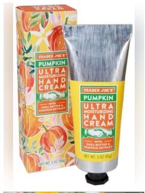 Trader Joe's Pumpkin Hand Cream - NIB 3 OZ